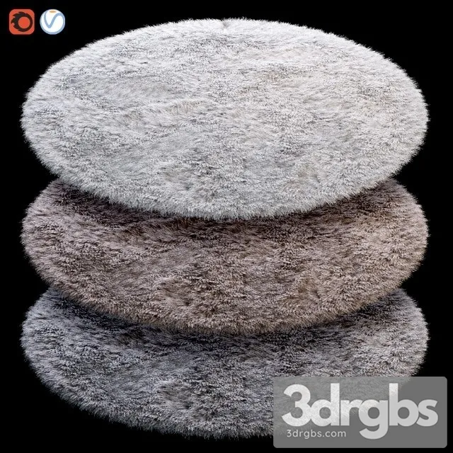 Round Carpet 2011 3D Model Download
