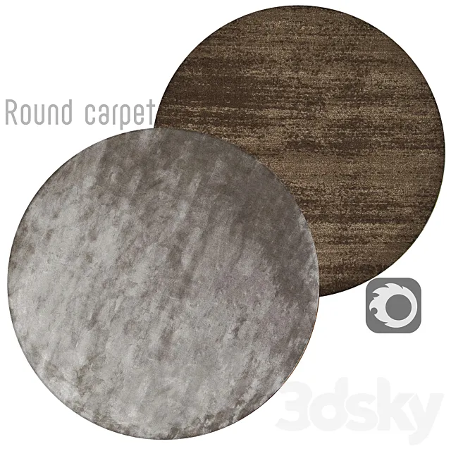 round carpet 3D Model