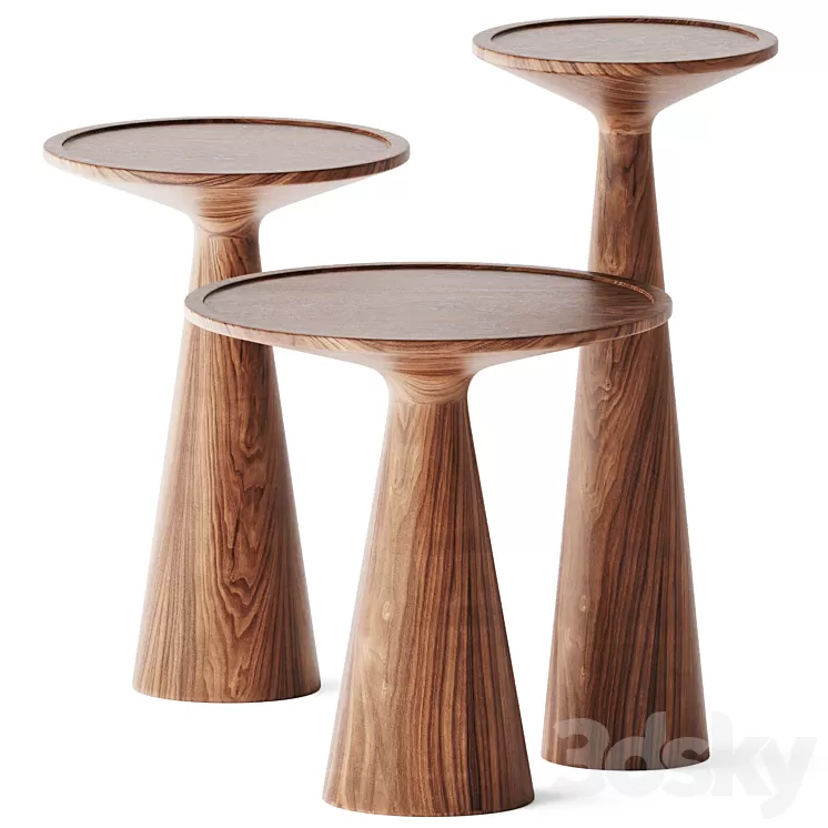 Round Coffee Side Table Figura by Draenert 3D Model Round Coffee Side Table Figura by Draenert 3D Model