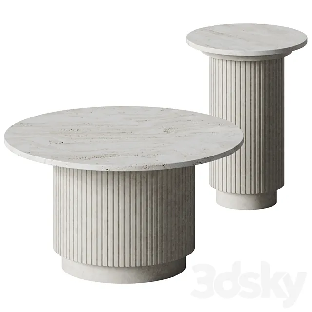 Round coffee table – Limited Abode 3D Model