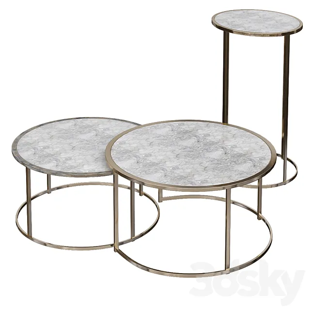 Round Coffee Tables – Macy’s 3D Model