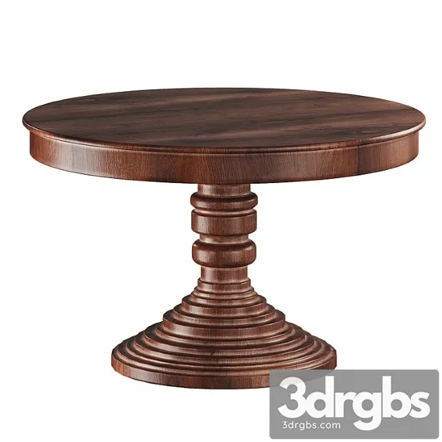 Round Dining Table In Classic Style 3D Model Download Round Dining Table In Classic Style 3D Model Download