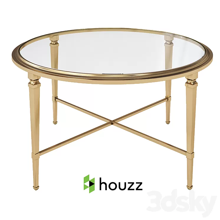 Round Glass Coffee Tables – Foter 3D Model Round Glass Coffee Tables – Foter 3D Model