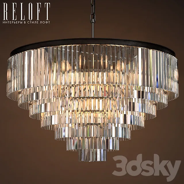 ROUND LASTER SEMIIRUSNAYA 111 CM 3D Model