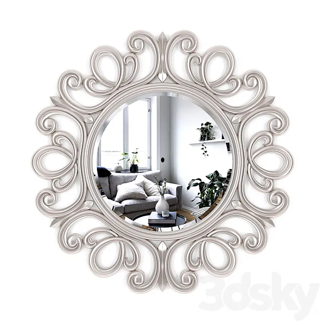 Round Mirror by FAL 3 3D Model