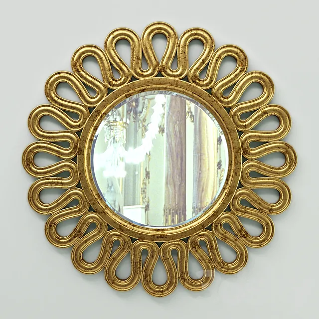 Round Mirror Frame 01 3D Model Round Mirror Frame 01 3D Model