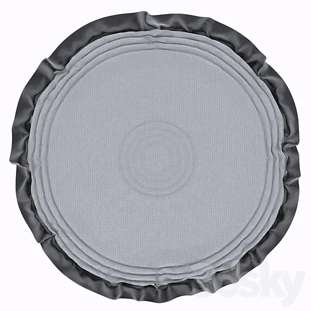 Round Rug 3D Model Round Rug 3D Model