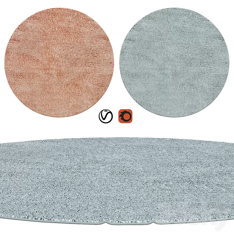 round rugs | 04 3D Model round rugs | 04 3D Model
