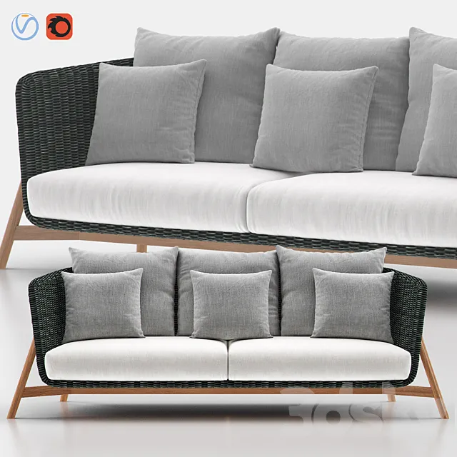 ROUND Sofá 3 – POINT 3DModel