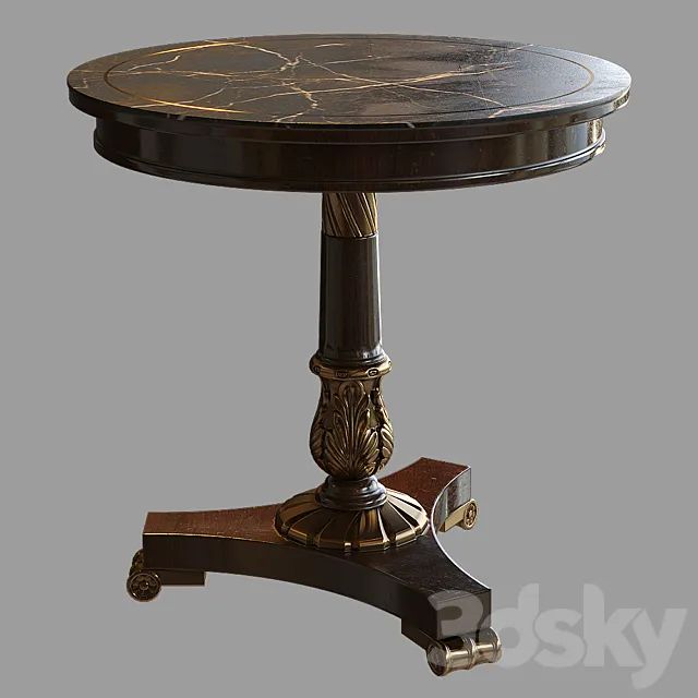 Round table Clive Christian 3DModel