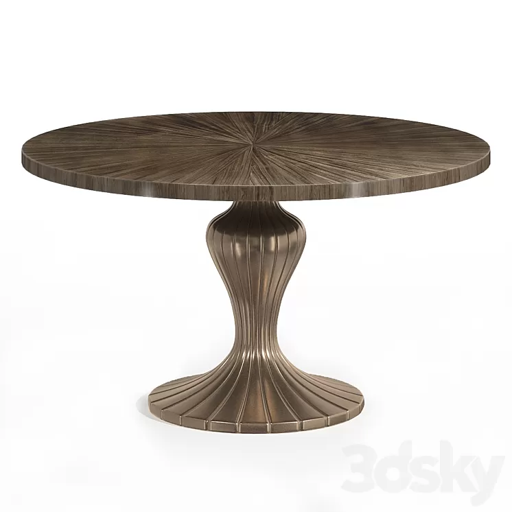 Round Table Table Discussion Caracole 3D Model Round Table Table Discussion Caracole 3D Model