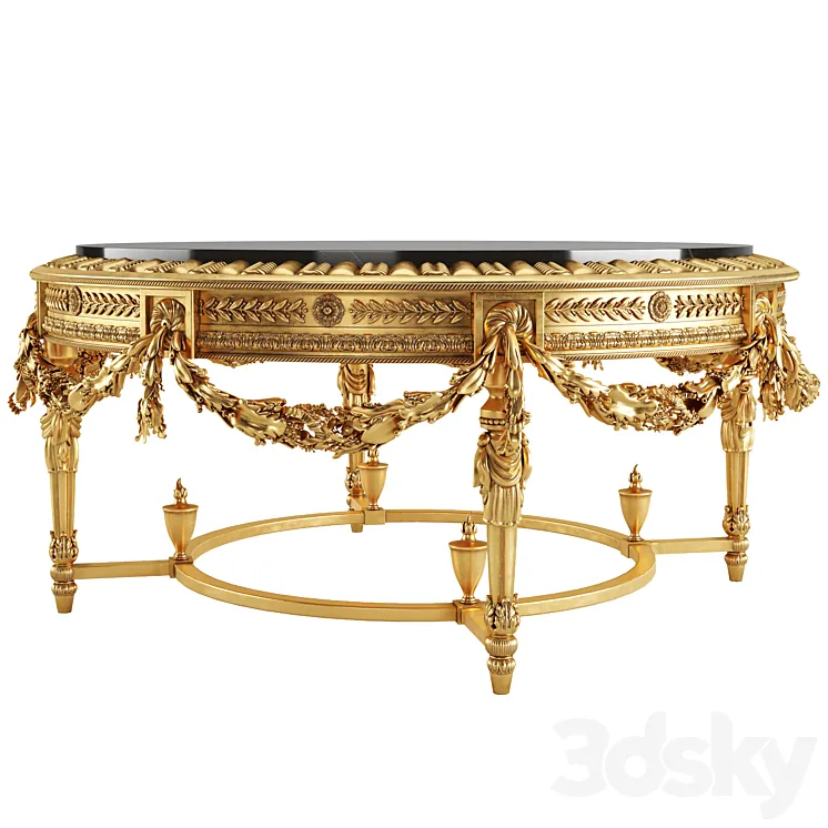 Round Tisserant Coffee Table in Bronze Classic Style 3D Model Free Download Round Tisserant Coffee Table in Bronze Classic Style 3D Model Free Download