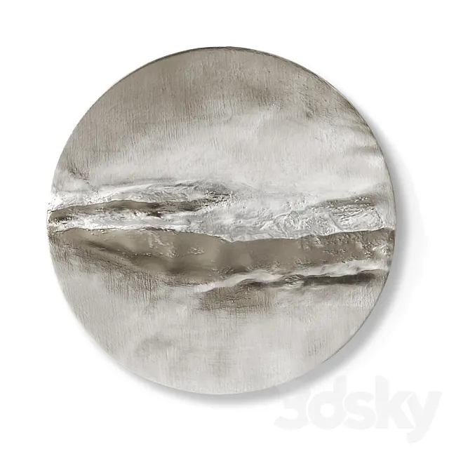 Round wall panel NIMBUS 3D Model Round wall panel NIMBUS 3D Model
