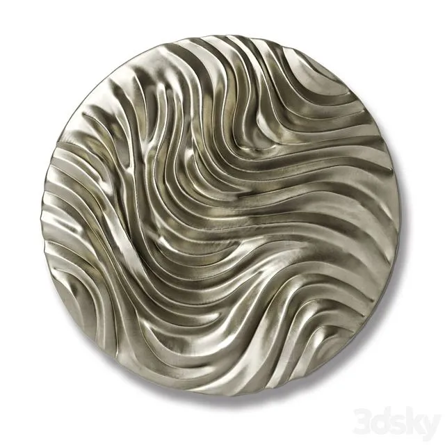 Round Wall Panel Wave Circle Wall Panel 3D Model Round Wall Panel Wave Circle Wall Panel 3D Model