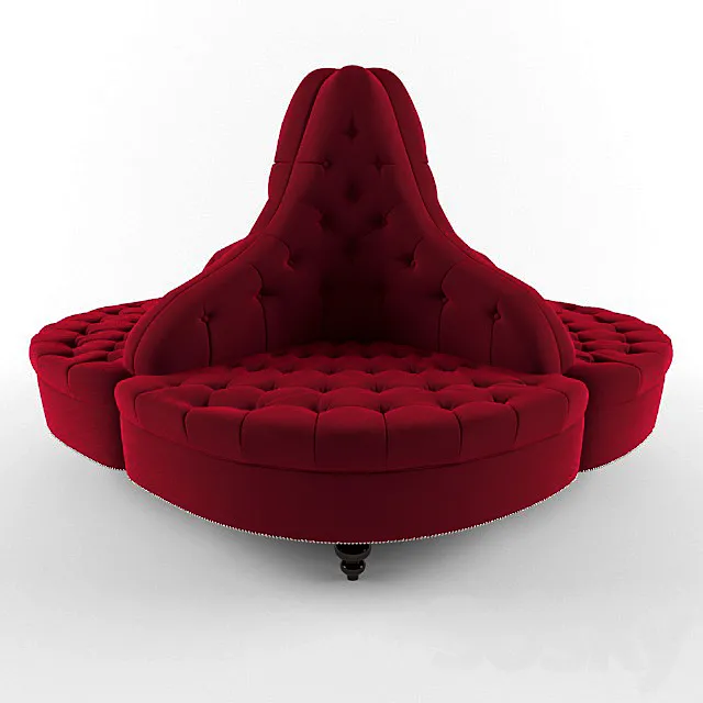 Rounded sofa “Boudoir” 3DModel Rounded sofa “Boudoir” 3DModel