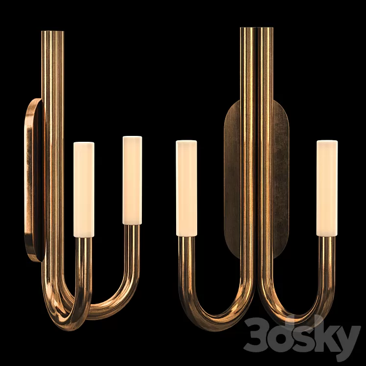 ROUSSEAU DOUBLE SCONCE 3D Model Free Download