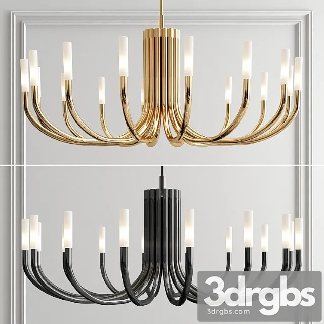 Rousseau large oval chandelier Rousseau large oval chandelier