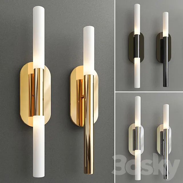 Rousseau Medium Vanity Sconce 3D Model