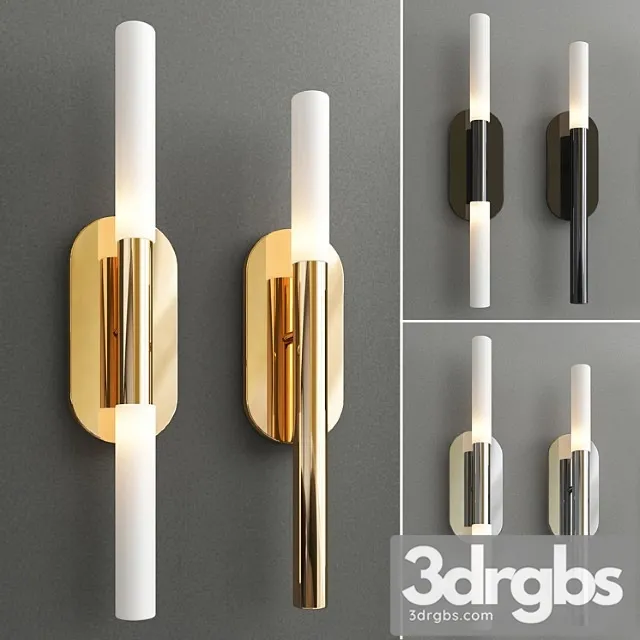 Rousseau medium vanity sconce 3D Model Download