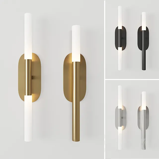 Rousseau medium vanity sconce and bath sconce by Kelly Wearstler 3DModel