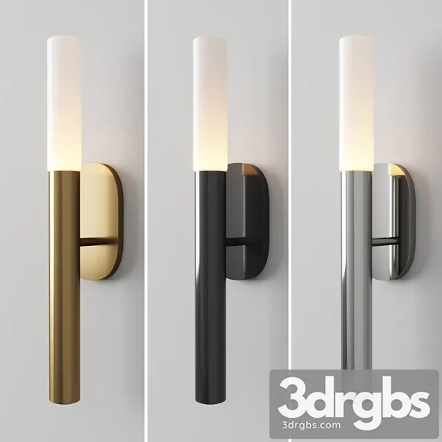 Rousseau small bath sconce by kelly wearstler 3D Model Download