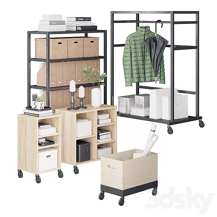 Rovaror Shelves 3D Model Rovaror Shelves 3D Model