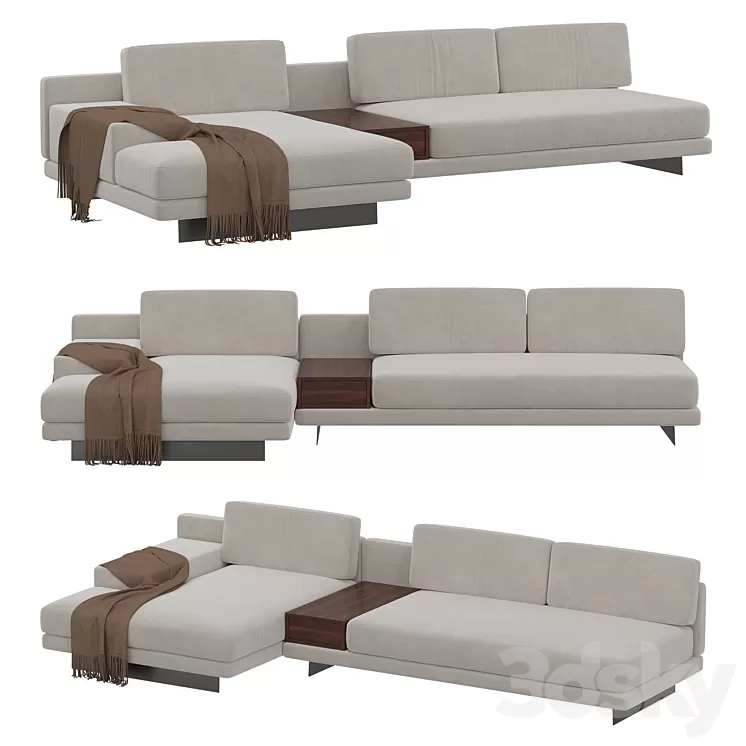 Rove Concepts Dresden Sectional Sofa 3D Model Free Download