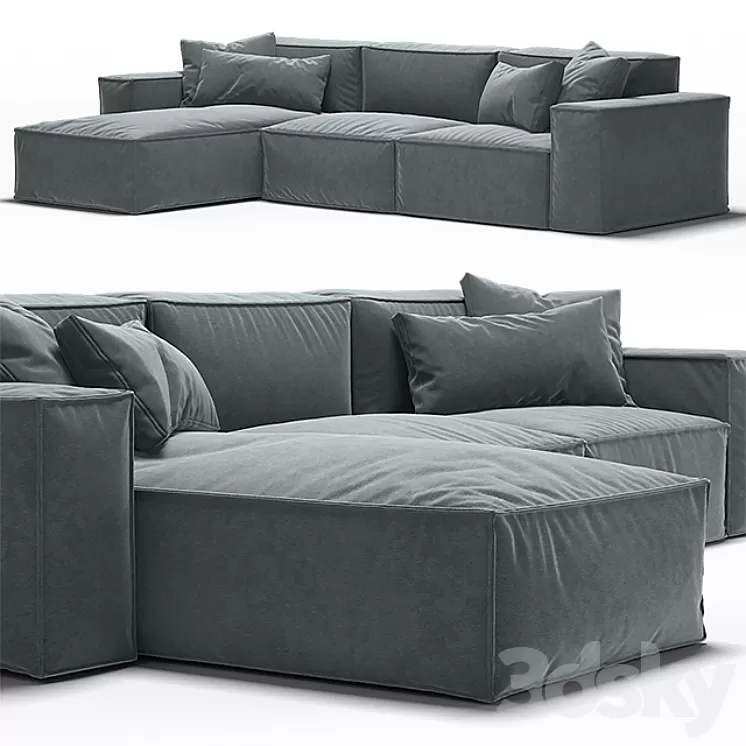 Roveconcepts Porter Sectional Sofa 3D Model