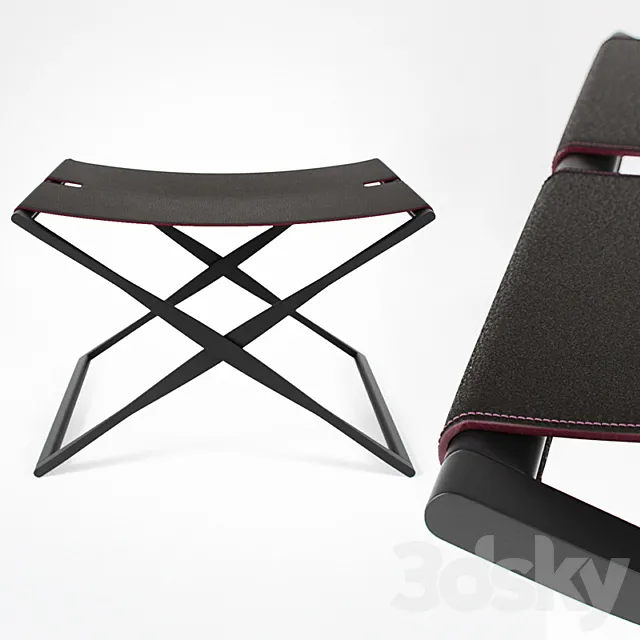 ROVER FOLDING STOOL 3D Model ROVER FOLDING STOOL 3D Model