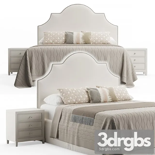 Rowe Bedroom King Headboard Bed 1 3D Model Download Rowe Bedroom King Headboard Bed 1 3D Model Download