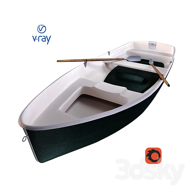 Rowing boat “PELLA FJORD” 3D Model