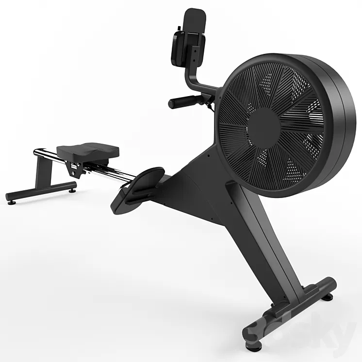 Rowing Machine 3D Model Free Download