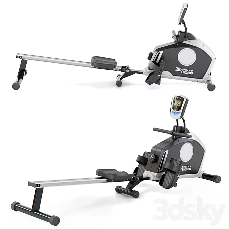 Rowing machine Xterra ERG 200 3D Model Free Download