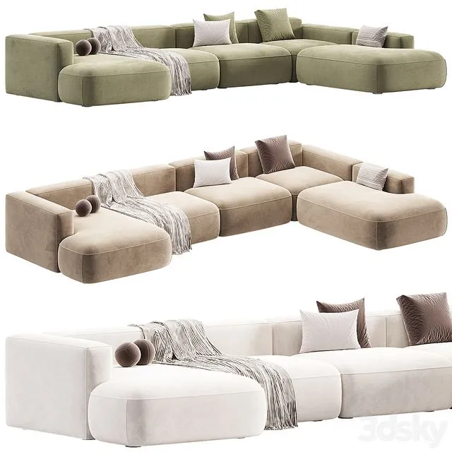 Roxen sofa 2 3D Model Roxen sofa 2 3D Model