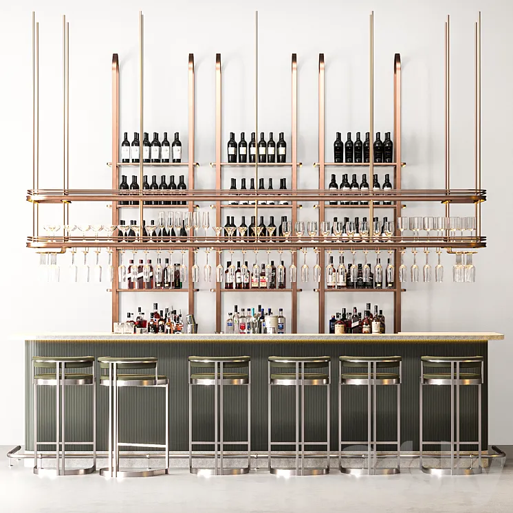 Royal Bar 3D Model Free Download