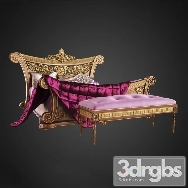 Royal Bed 3D Model Download Royal Bed 3D Model Download