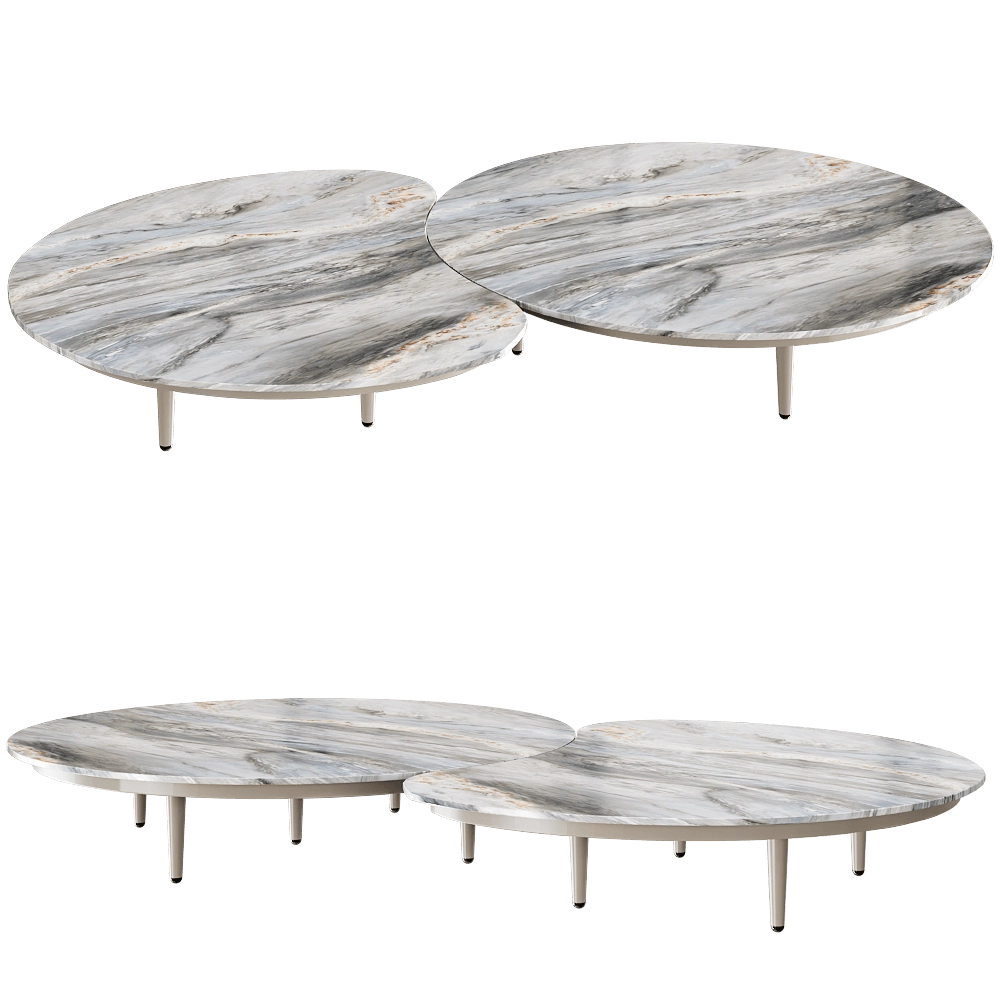 Royal Botania – Low garden table ORGANIX LOUNGE 3D Model