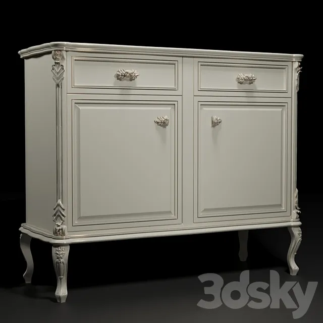 Royal carved comode 3DModel