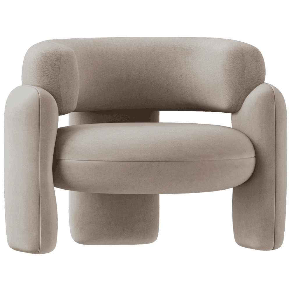 Royal stranger – Armchair Embrace 3D Model