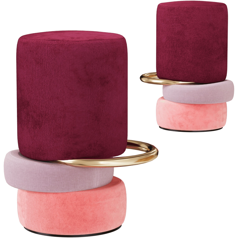 Royal stranger – Bar Stool Lipstick 3D Model Royal stranger – Bar Stool Lipstick 3D Model