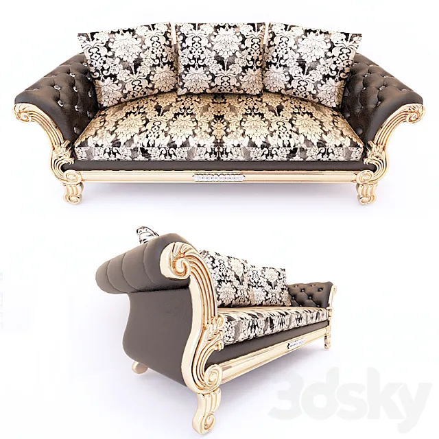Royale classic sofa 3DModel