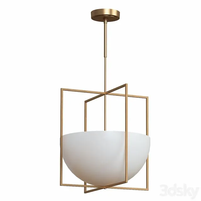 Royce 2 Light 18 inch Antique Brass Pendant Ceiling Light 3D Model Royce 2 Light 18 inch Antique Brass Pendant Ceiling Light 3D Model