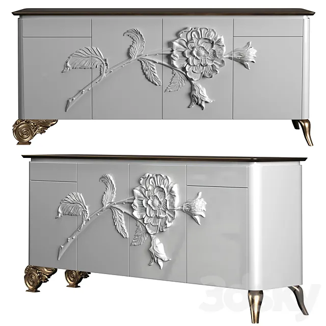 Rozzoni Mobili Sideboard St135 3DModel Rozzoni Mobili Sideboard St135 3DModel