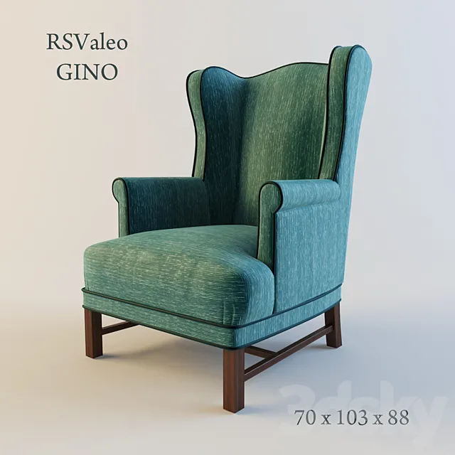 Rs Valeo chair Gino 3D Model Rs Valeo chair Gino 3D Model