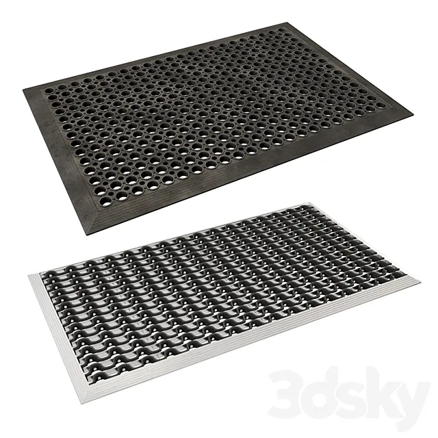 Rubber mudguards 3D Model Rubber mudguards 3D Model