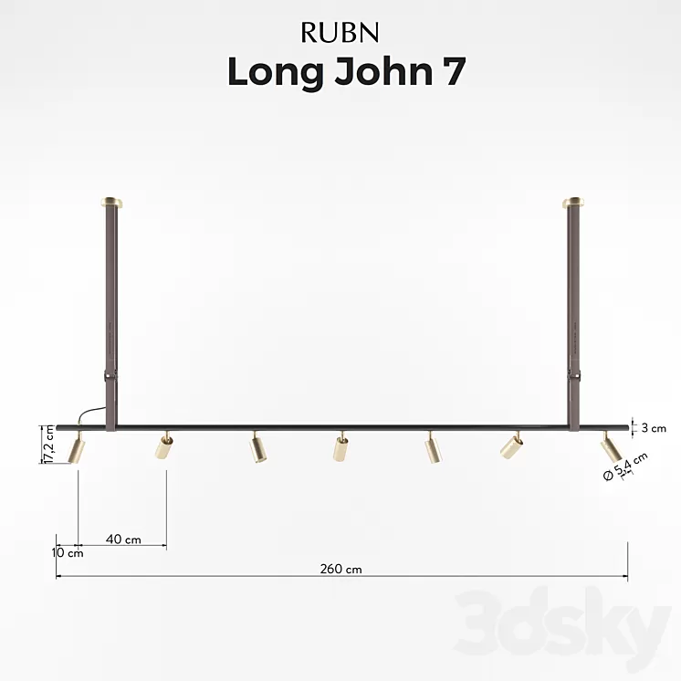 RUBN Long John 7 3D Model