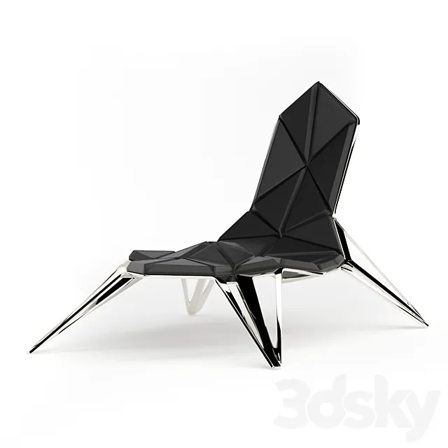 Ruby Chair Futuristic 3DModel