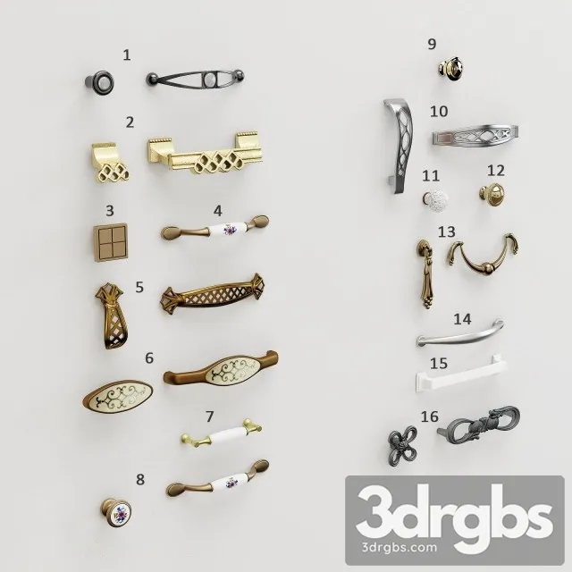 Ruchki Classic 01 3D Model Download