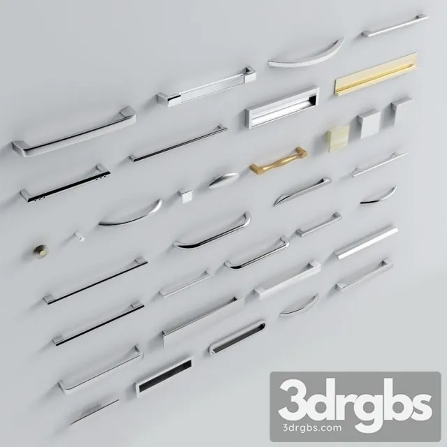 Ruchki Mebelnye 3D Model Download