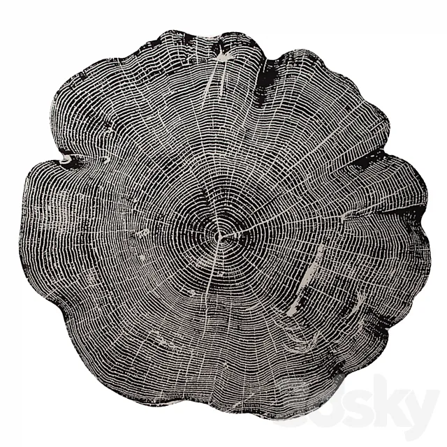 Rug Bobois Empreinte Rug 3D Model Rug Bobois Empreinte Rug 3D Model